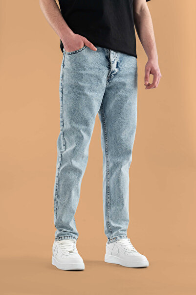 bombe Men's Casual Lycra Denim Jeans Pants Button Closure