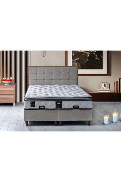 Mobilya Dükkanım Relax 180x200 Çift Kişilik Yatak, Baza, Başlık Seti PV1405