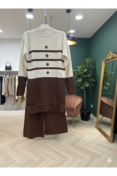 fariza tekstil Costum tricotat cu pantaloni, mărime standard