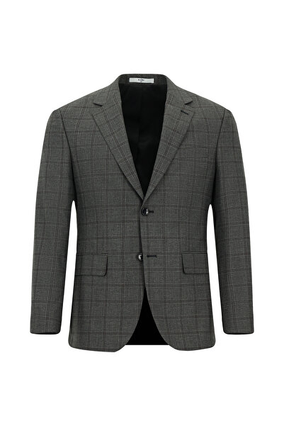 Kiğılı بدلة مربعات بقصة ضيقة