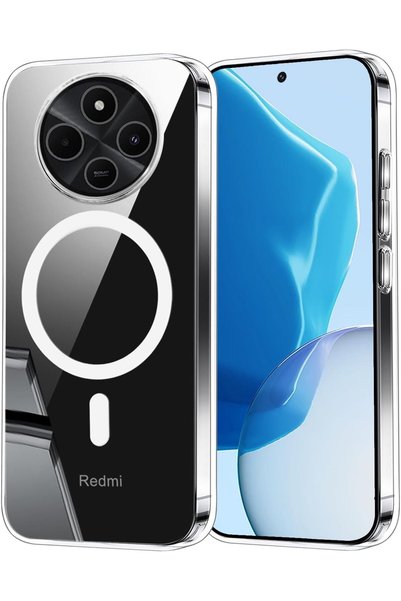 corcishop حافظة Xiaomi Redmi 14C لا تصفر، غطاء شفاف صلب وخفيف الوزن من ميكا م...