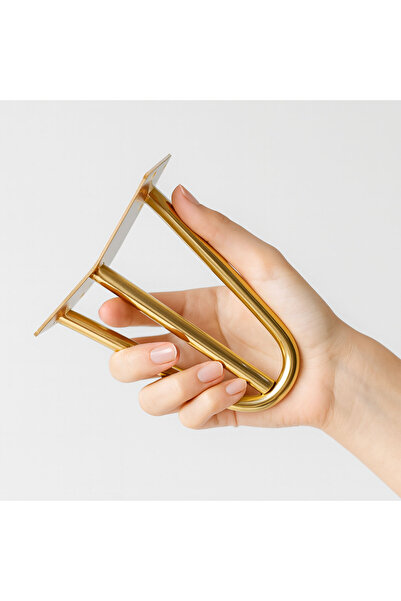 Badem10 Seagull 12 cm Gold Metal Furniture Leg Triangle Modern Design Sofa Coffee Table Desk Tv Unit Compatible