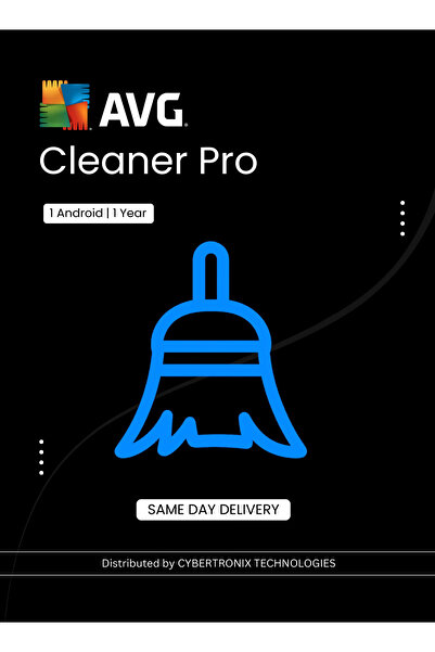 Avg منظف برو | جهاز أندرويد واحد لمدة عام | ترخيص رقمي | توصيل في نفس اليوم