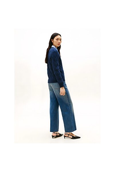 Tommy Hilfiger Kadın SOFT WOOL CABLE C-NK LS SWT WW0WW43586-THC1G