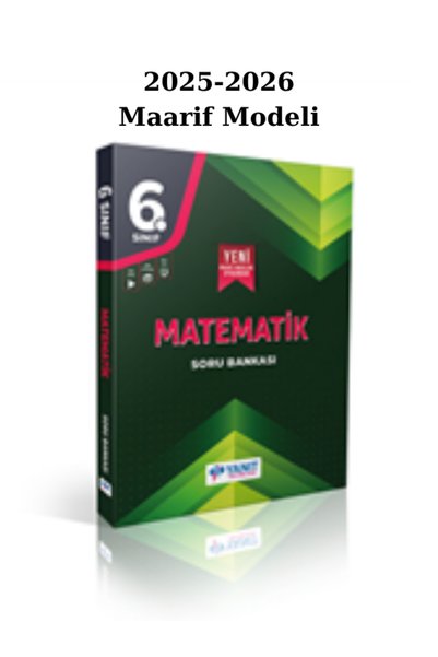 Yanıt Yayınları Yanıt 6.Sınıf Matematik Soru Bankası 2025/26 Maarif Modeli Te...