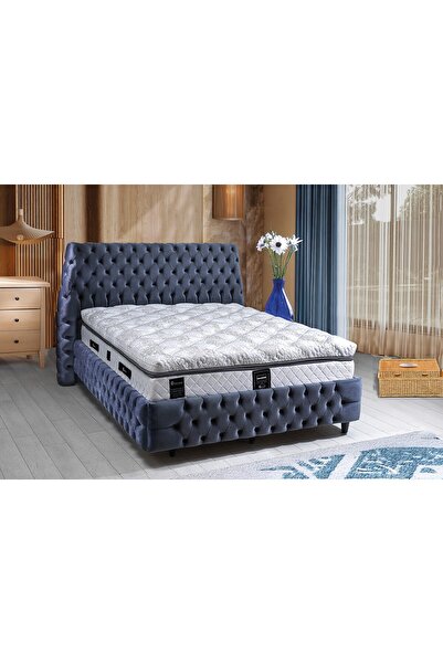 Diamond 180x200 Çift Kişilik Yatak, Baza, Başlık Seti PV1411