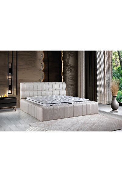 Mobilya Dükkanım Fetta 180x200 Çift Kişilik Yatak, Karyola, Başlık Seti PV1414