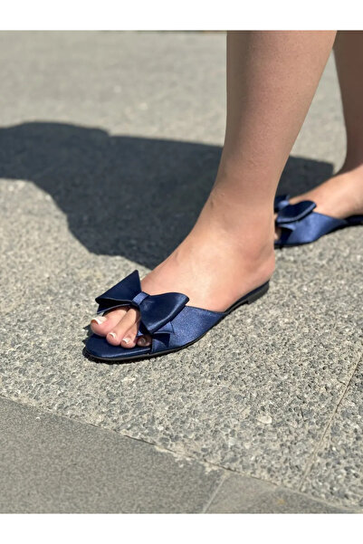 LOVE SHINE Cındy Flat Slippers Satin Stylish and Comfortable Large Size