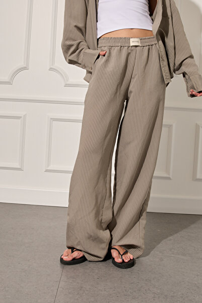 Beyyoglu Çizgili Pantolon