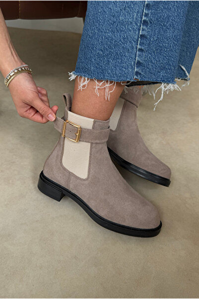 Mupa Shoes Kadın Bot VİZON SÜET