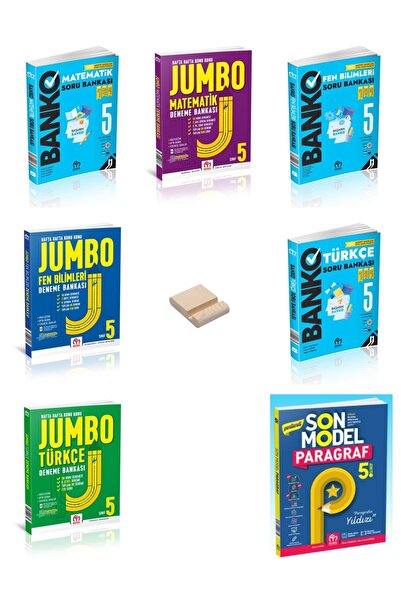 MODEL EĞİTİM YAYINCILIK Model Eğitim 5. Sınıf BANKO-JUMBO Tüm Dersler Soru ve...