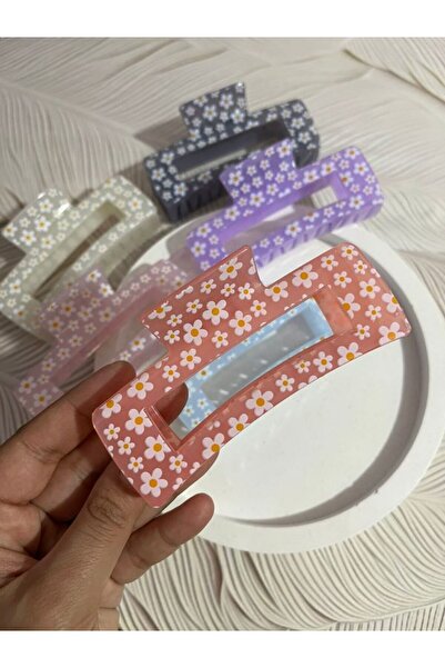 EyER Shoping مشبك ملابس على شكل زهرة بلون السلمون