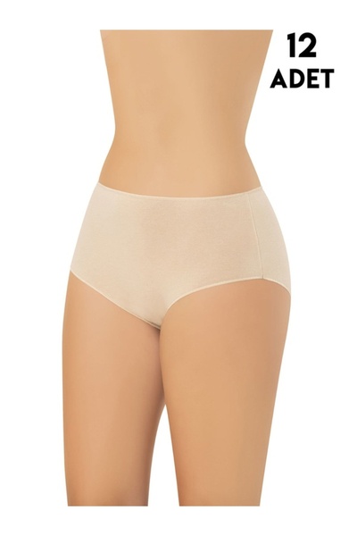KOTA 5114 (M-L-XL-2XL) Chiloți modal cu talie înaltă, pachet de 12
