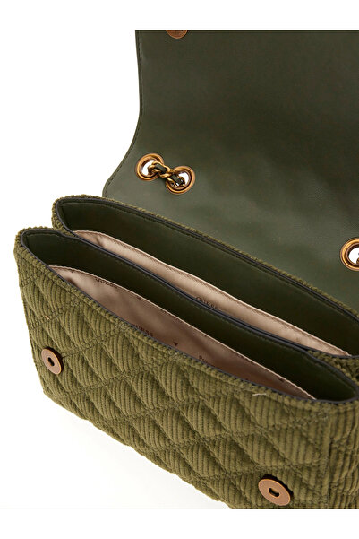 Guess Giully Women's Green Shoulder Bag Hwcg9673200-Olv