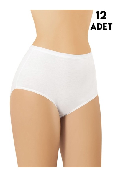 KOTA 5110 (L-XL-2XL-3XL) Chiloți cu talie înaltă, pachet de 12