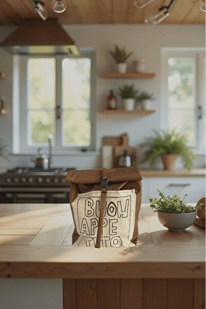 Smonday Special Design Food Carrying Bag with Embroidery Detail