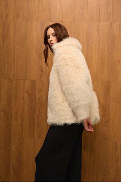 SUMEYYEKACMAZ Giulia Kısa Kürk Kaban