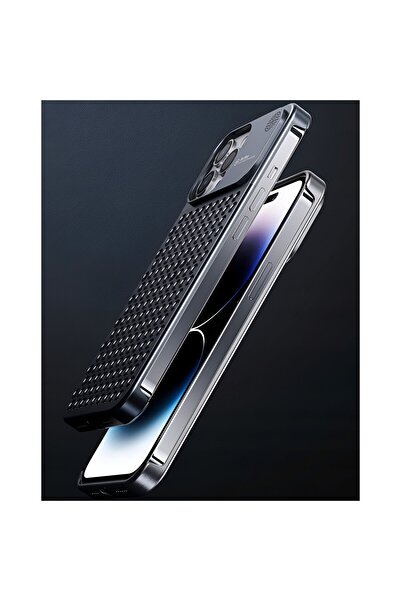 Flippy Aromatherapy Case for iPhone 15 Pro, Flippy, Shockproof, Anti-Scratch, Aluminum Alloy, Gray