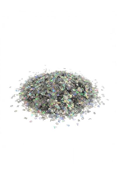 stonechem Holografik Gümüş Harf Glitter 5 gr