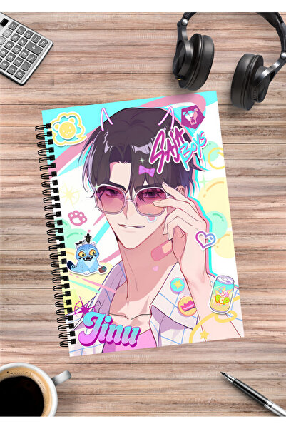 mertfigur K Pop Demon Hunters Rumi Mira Zoey Jinu Anime Spiral Notebook A5 (50 Sheets)