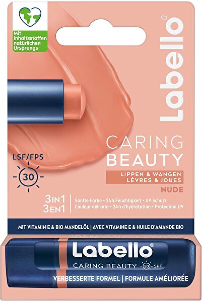 LABELLO Lip Balm Set, 1x Cherry Lip Balm with 1x Blackberry, 4.8g Multipack, Flavored, 24 Hour Lip C