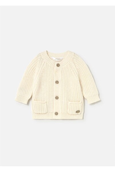MAYORAL Baby Knitted Cardigan Cream 2339