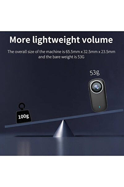 Generic 4K Mini Body Camera with WiFi, Wide-Angle Lens & Magnetic Mount