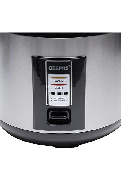 Geepas 1.8L Electric Rice Cooker With Steamer, 762W, Non-Stick Inner Pot