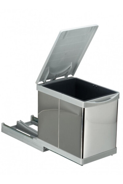 IDEAL FEROLUC Waste bin model 21700, 230 x 385 x 375 mm, 1 compartment x 16 L...
