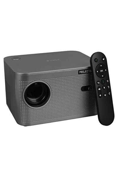 Hello HY350 Sesli Komutlu Android 11 Akıllı LED Projeksiyon FHD Kablosuz Görüntü Aktarım Destekli Ev
