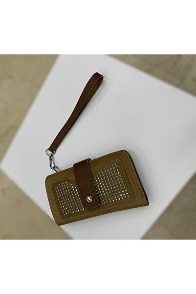 PurpleART Жіночий гаманець з камінцями на ремінці 9x15 см
