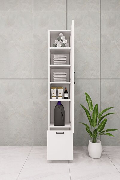 DEMİRBAL MOBİLYA MDF ÇEKMECELİ ÇOK AMAÇLI BOY DOLAP