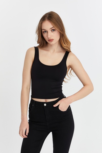 DALİAYILDIZ Women's Wide Strap Lycra Body