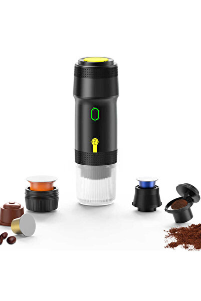 Generic Portable Espresso Coffee Machine - Rechargeable Electric Espresso Coffee Maker (Black)