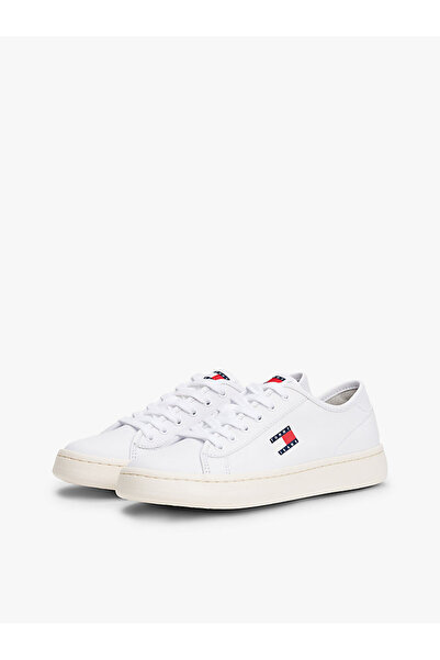 Tommy Hilfiger Kadın Beyaz Sneaker