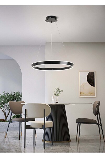 RFAN Candelabru LED suspendat, model F23009/1, cu telecomandă, 3 tipuri de lu...