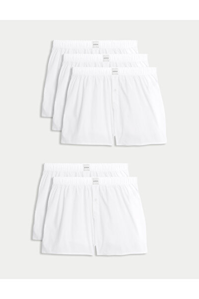 Marks & Spencer 5'li Supima:registered: Pamuklu Boxer Seti