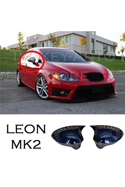 Sheyzen Seat Leon Mk2 Batman Yarasa Ayna Kapağı Parlak Siyah 2005-2008