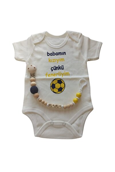 Style Baby Amazing Yenidoğan Kız Bebek, Sarı Lacivert Babamın Kızıyım Tarafta...