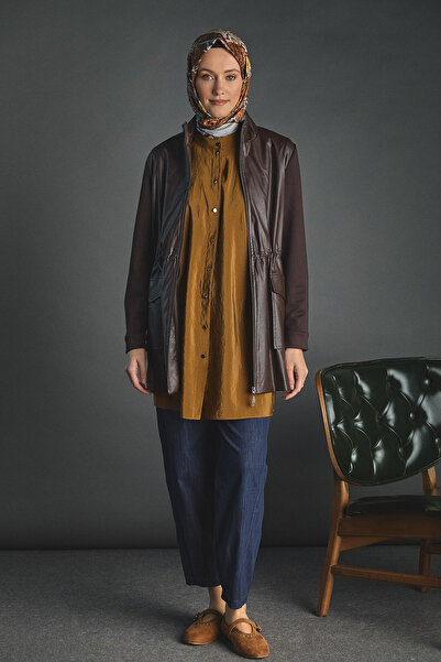 Setrms Çift Cepli Suni Deri Kap