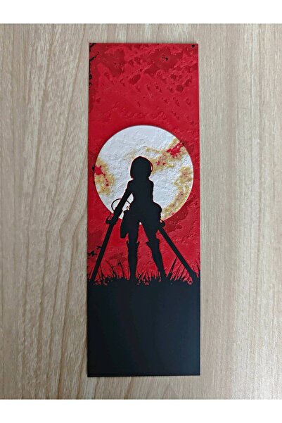 Anka Atolye علامة كتاب بتصميم هجوم العمالقة ميكاسا أكرمان - علامة كتاب بتصميم...