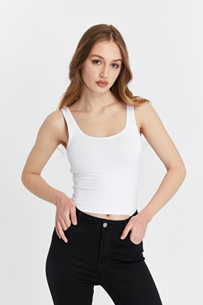 DALİAYILDIZ Women's Wide Strap Lycra Body