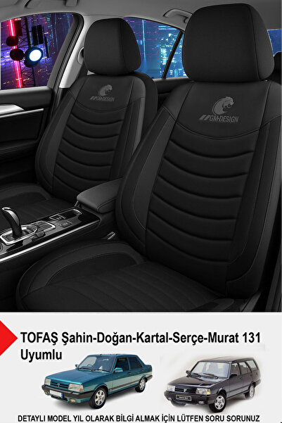 GM-DESIGN Panther Series Linen Fabric Car Seat Cover-(Renault Fluence-Megan 1-2-3-Clio-Symbol-Toros Compatible)