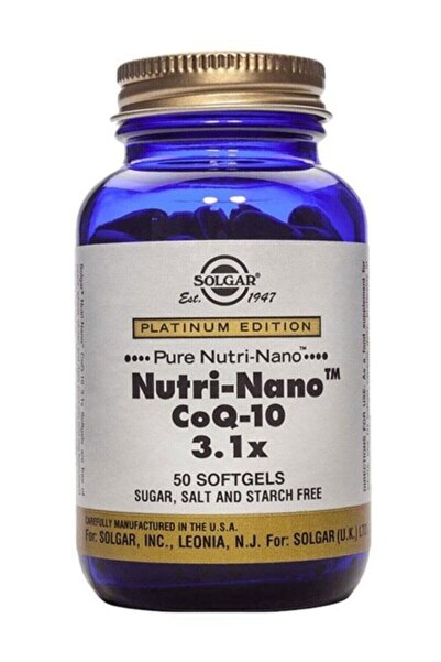 Solgar Nutri-Nano CoQ-10 50 Kapsül