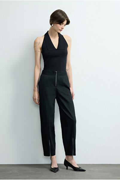 Love My Body Moda Tutkusu Fermuar Detaylı Pantolon