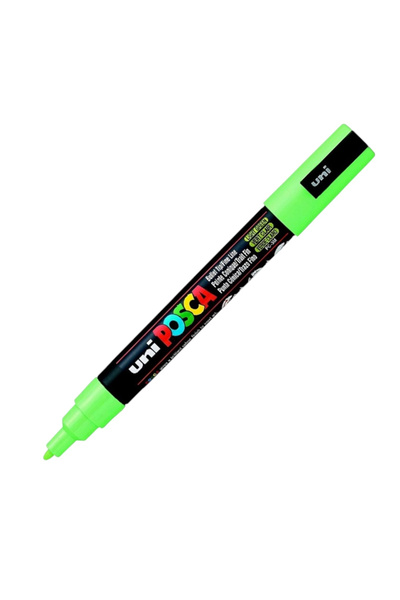 UNİ-BALL قلم ماركر بوستر يونيبال بوسكا (0.9-1.3) ذو أساس مائي باللون الأخضر ا...