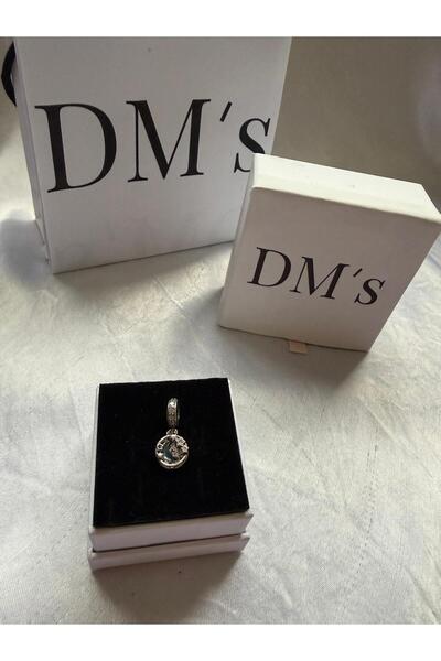 DM’s Silver Gece Gökyüzü,Hilal ve Yıldızlar Gümüş Charm’ı