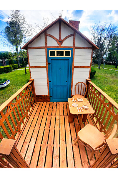 MANDU Ahşap Yerden Yüksek Ağaç Oyun Evi