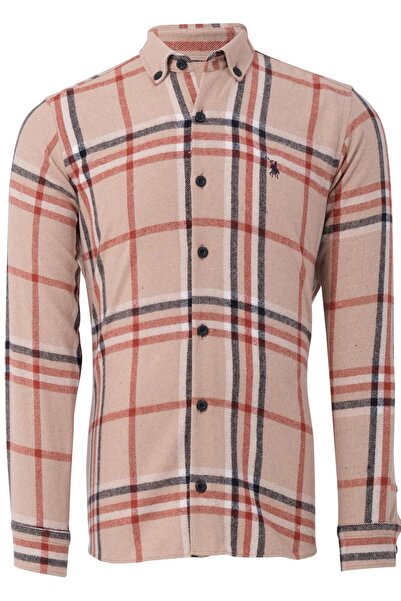 Dewberry G787 Men's Shirt-Beige