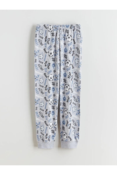 LC Waikiki Set de pijamale pentru băiat cu decolteu cu imprimeu